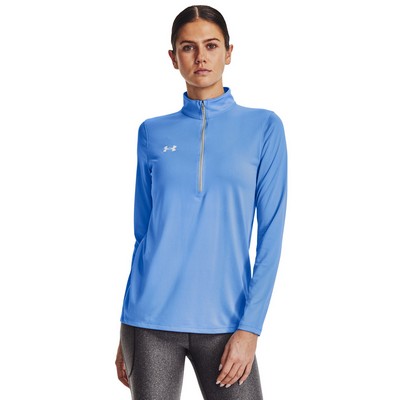 Under Armour® W's Team Tech LS 1/2 Zip Shirt