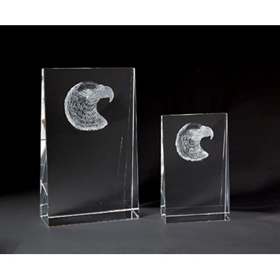 Eagle Optical Crystal Award/Trophy 8"H