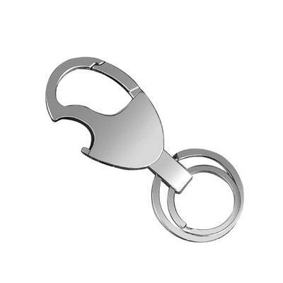 Metal Key Chain w/Bottle Opener