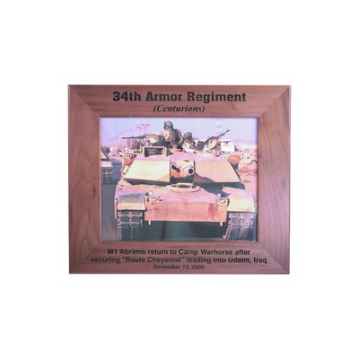 4" x 6" Genuine Walnut Picture Frame