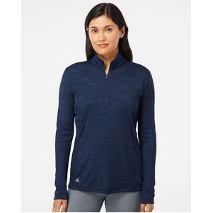 Adidas® Women's Lightweight Melange Quarter-Zip Pullover