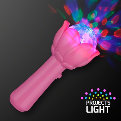 Tulip Flower Light Projecting Disco Wand - BLANK