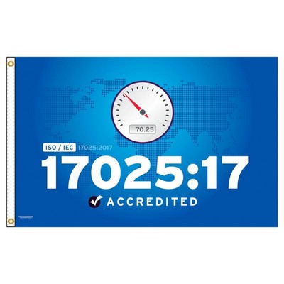 ISO/IEC 17025:17 Flag (4'x6')