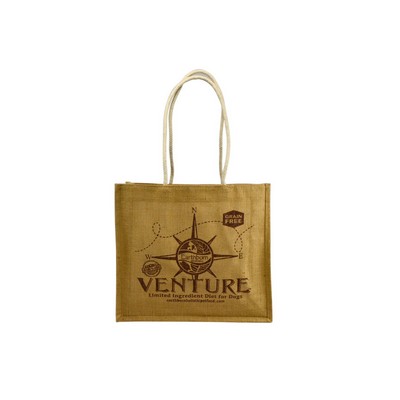 Laminated Jute Tote Bag