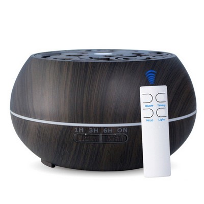 7-color LED Light 550ml Wooden Aroma Diffuser