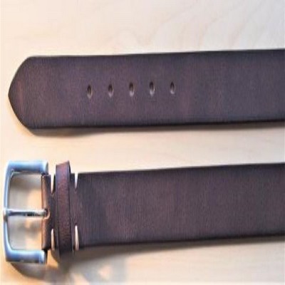 34"-48" Brown Men's Leather Belt