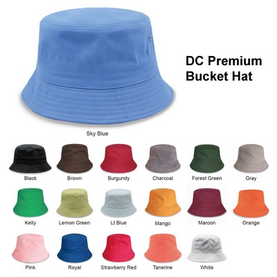 100% Premium Cotton Twill Bucket Hat