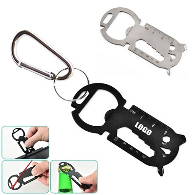 Portable Wrench Ruler Bottle Opener