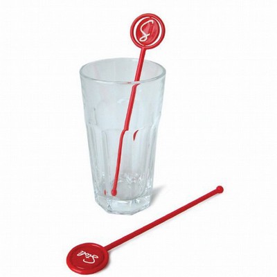 Rotation Head Stir Sticks w Heat-resisting Plastic Muddlers