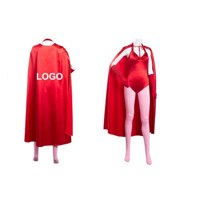 Single-Layer Satin Adult Cape