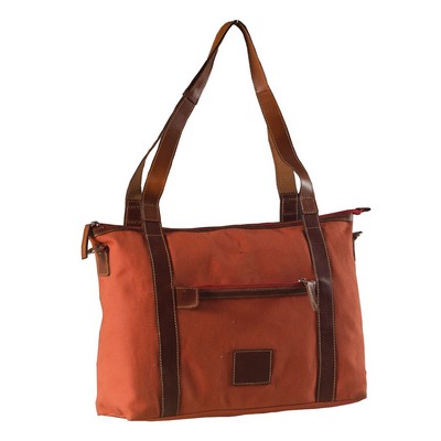 Multi-Purpose Fashion Tote Bag with Leather Handles