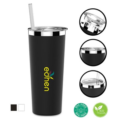 22 Oz. Vacuum Insulation Stainless Steel Tumbler