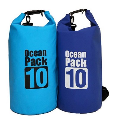 10L PVC Portable Waterproof Bucket/Folding Drifting Bag