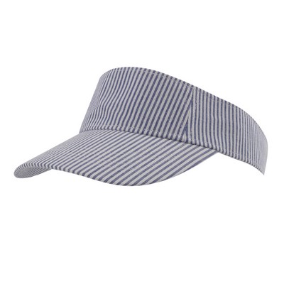 Fahrenheit Lightweight Cotton Seersucker Visor