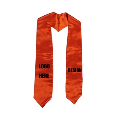 Unisex Graduation Stoles Mall Honor Sash MOQ 50PCS