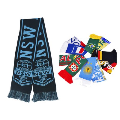 Premium Knitted Scarf Soccer Fan Scarf