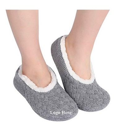 Warm Slipper Socks with Grippers