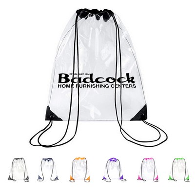 Clear Drawstring Backpack