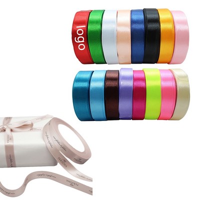 Solid Satin Fabric Gift Packing Ribbon