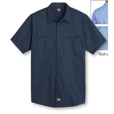 Dickies® Worktech Ventilated Short Sleeve Shirt w/Cooling Mesh