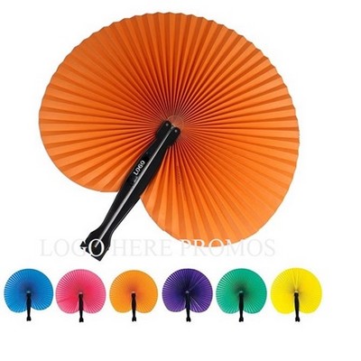 Colorful Folding Paper Fan