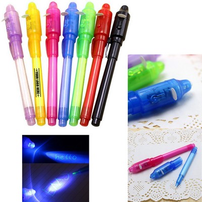 Invisible Ink Pen with UV Led Light