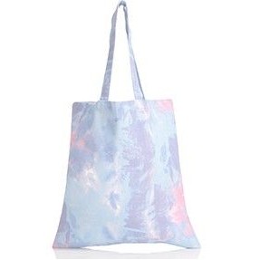 100% Cotton Heavy Canvas Tie-Dye Tote Bag w/Reinforced Matching Self Handles