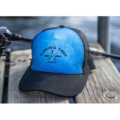 Domestic Low Profile Trucker Hat In Burst