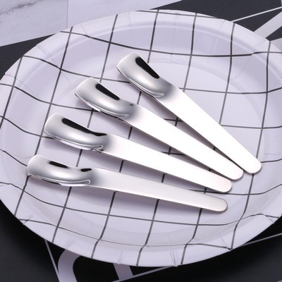 4.33 Inch Stainless Steel Ice Cream Spoon Yogurt Spoon 304 Coffee Pudding Spoon