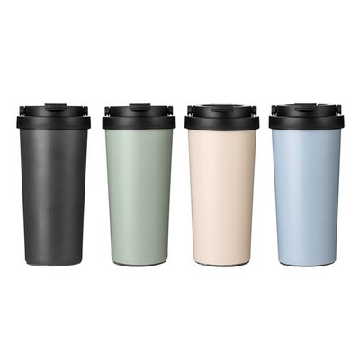 16oz double wall Non Falling Magic Suction vacuum Tumbler Cup