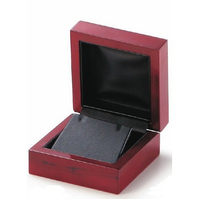 Mahogany Wood Earring/Pendant Box