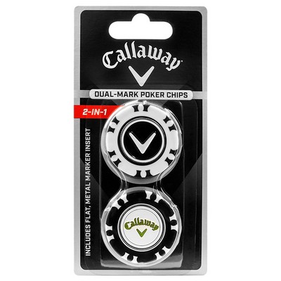 Callaway Dual-Mark Poker Chip Ball Marker