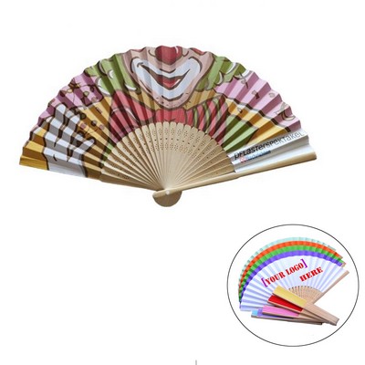 Paper Bamboo Folding Hand Fan