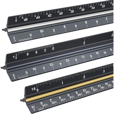 Triangular Architectural Scale Ruler