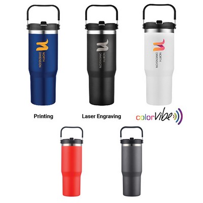 30 oz SipTek Vacuum Tumbler with Carrier