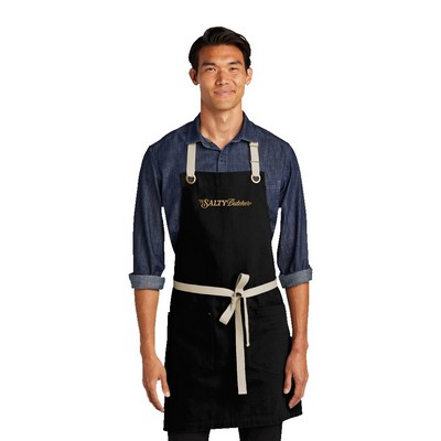 Port Authority® Canvas Full-Length Two-Pocket Apron