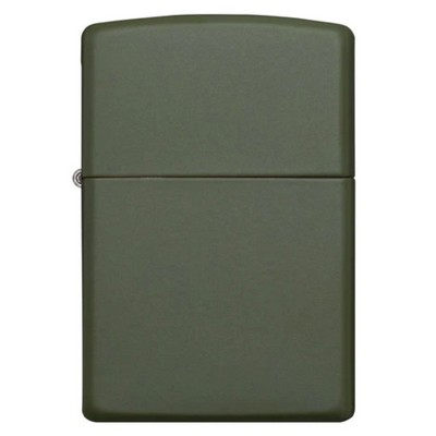 Genuine Zippo windproof lighter - Green Matte