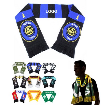 Soccer Fans Fringe Scarf