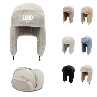 Thick Plush Earmuffs Hat