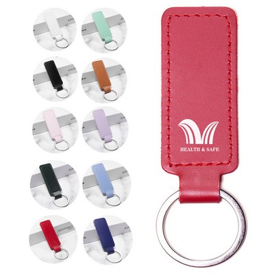 PU Leather Keychain Key Ring