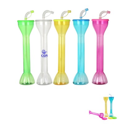 600ml Transparent Garden Tumbler