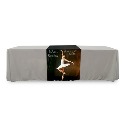 PolyPoplin™ Table Runner w/Full Cloth Dye Sublimation (29"x88")