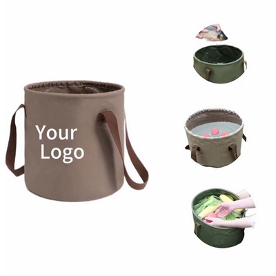 Outdoor Multifunctional Folding Bucket