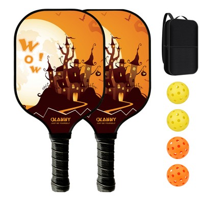 Carbon Fiber Pickle Ball Paddle Set