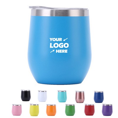 12oz Wine Tumbler With Lids