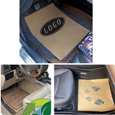 Disposable Kraft Paper Car Foot Pads