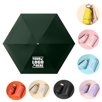 Mini Portable Folded Umbrella