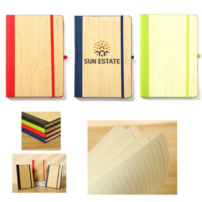 Bamboo Cover A5 Notebook