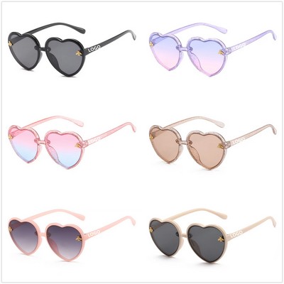 Heart Shaped Sunglasses For Kids