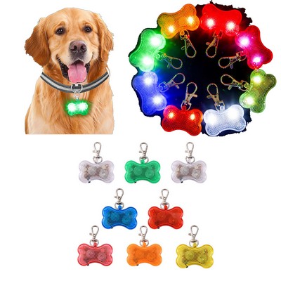 Light-Up Bone Shape Pet Collar